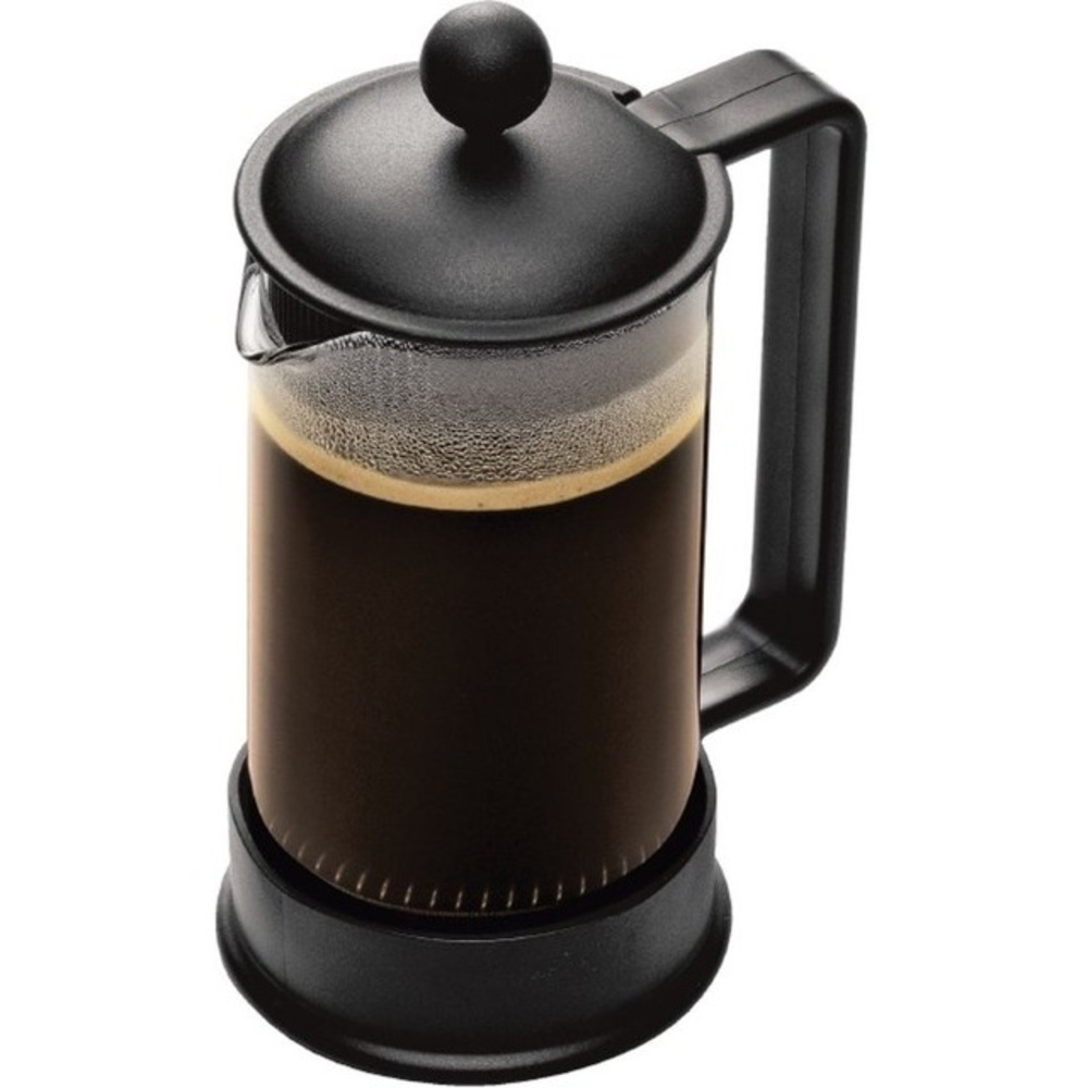 Bodum Brazil 3 cup French Press Coffee Maker, 12 oz, Black